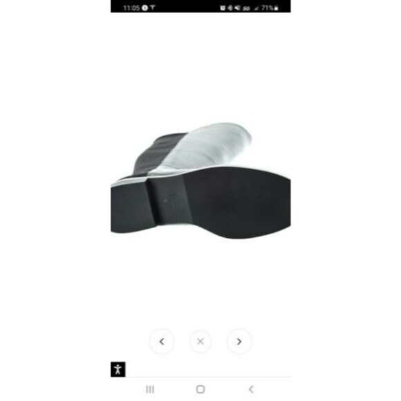 Stuart Weitzman Black Suede Over The Knee Boots w/Logo size Womens 7.5 in Keelan - Picture 8 of 12